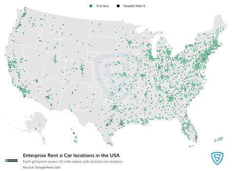 enterprise rental car map